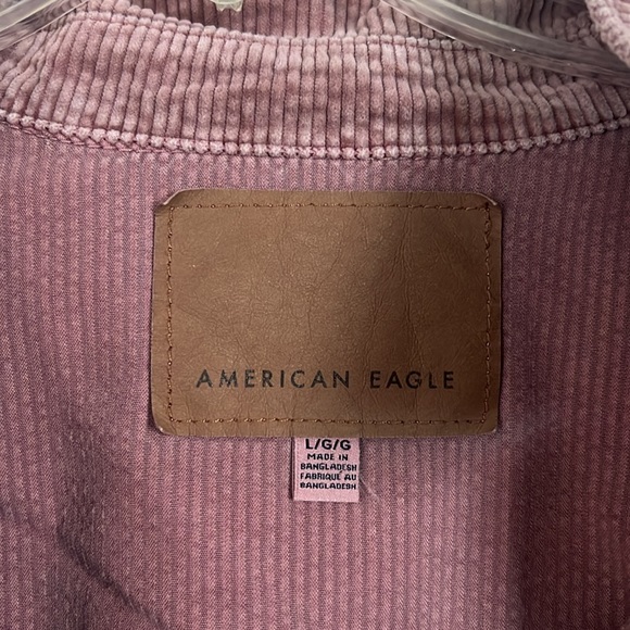 EUC mauve pink corduroy bomber jacket - Picture 2 of 4